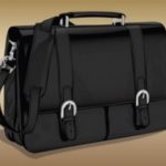 Go To Work In Style And Comfort With Black Leather Briefcase