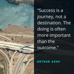 Success is a journey, not a destination.